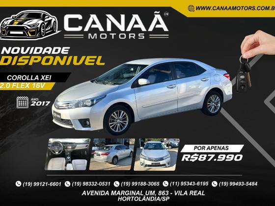 TOYOTA COROLLA 2.0 XEI 16V FLEX 4P AUTOMÁTICO